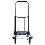 Foldable Transport Trolley 150 kg Aluminium Sliver 146448