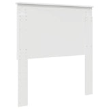 Headboard with Headboard White 90 cm Engineered wood 887802