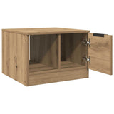 Coffee Table Artisan Oak 50x50x36 cm Engineered Wood 856849