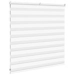 Zebra Blind White 150x100 cm Fabric Width 145.9 cm Polyester 4014739