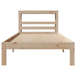 Bed Frame with Headboard without Mattress 75x190 cm Small Single 3306031