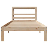 Bed Frame with Headboard without Mattress 75x190 cm Small Single 3306031