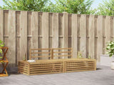 Outdoor Sofa Set 3 Piece White 182.5 x 63 x 73 cm 3392454