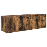 4 Piece TV Cabinet Set Smoked Oak Engineered Wood 3114635