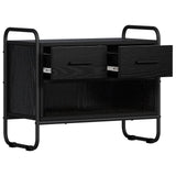 TV Cabinet 60 x 30 x 50 cm Black Oak Engineered Wood 8013776