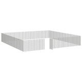 Free Range Animal Enclosure 48-Panel 54x100 cm Galvanised Iron 3321350