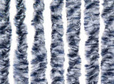 Insect Curtain Blue and White 118x220 cm Chenille 315128