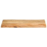 Table Top 110x60x3.8 cm Live Edge Solid Wood Mango 370743