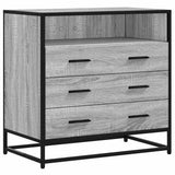 Drawer Cabinet Grey Sonoma 70x41x70 cm Engineered Wood 849087