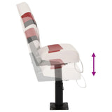2 Piece Foldable Boat Seat Set High Backrest 3284319