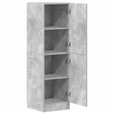 Kitchen Cabinet Concrete Grey 38x41.5x131.5 cm Engineered Wood 860115