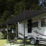 Water Resistant Tarp -Person 240 x 460 cm Grey and Orange 42001037