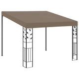 Wall-mounted Gazebo 3x3x2.5 m Taupe 312265