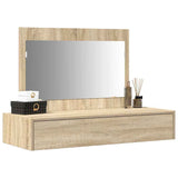 Dressing Table Brown 100 x 40 x 70 cm Engineered Wood 865210