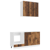 Kitchen Unit KALMAR 5 pcs Old Wood Engineered Wood 3438243