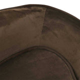 Dog Sofa Brown Plush, solid pine wood, foam 67 x 47 x 36 cm 171085