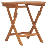 Folding Garden Table 85x75 cm Solid Wood Teak 362619