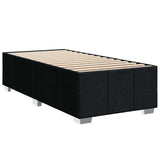 Bed Frame without Mattress Black Single Fabric 3284868