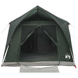 Tunnel Tent with Roof Army green 10-Person Polyester and Steel 42028664