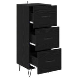 Sideboard Black oak 34 x 34.5 x 90 cm Engineered wood 881551