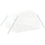 Greenhouse with Steel Frame White 12 m² 4x3x2 m 3188050