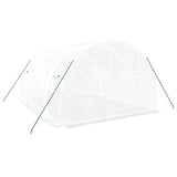 Greenhouse with Steel Frame White 12 m² 4x3x2 m 3188050