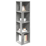 Corner Cabinet Concrete Grey 33x33x132 cm Engineered Wood 809039