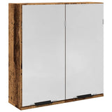 Bathroom Mirror Cabinet Old Wood 64x20x66.5 cm Engineered Wood 856940