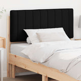 Upholstered Headboard Brown and Black 100 cm Solid Pine Wood 880195