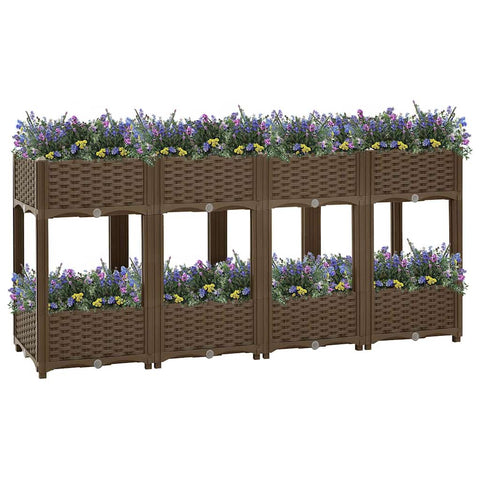 Raised Bed 160x40x71 cm Polypropylene 316522