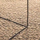 Rug ZIZUR Beige 80x150 cm Jute Look Indoor and Outdoor 4010389