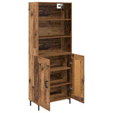 Highboard Old Wood 69.5 x 34 x 180 cm Engineered Wood 3415641
