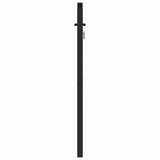 Garden Gate Lockable Black 100x120 cm Aluminium 42004147