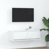 TV Cabinet White 80x31x25.5 cm Engineered Wood 861508