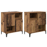 Sideboards 2 pcs Old Wood 60 x 35 x 70 cm Engineered Wood 3415567
