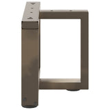Coffee Table Legs T-Shaped 2 pcs Black 40x25x cm Steel 4013007