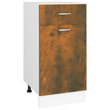 Drawer Bottom Cabinet Lyon Smoked Oak 40x46x81.5 cm Engineered Wood 815570