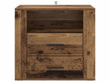 Bedside Cabinet Old Wood 35 x 50 x 60 cm Engineered Wood 881078