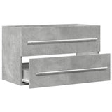 Sink Cabinet Concrete Grey 80x38,5x48 cm Engineered Wood 856228