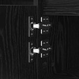 Coffee Table Black Oak 104 x 60 x 35 cm Engineered Wood 882594