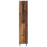 Highboard with Drawer 2 pcs Old Wood Engineered Wood and Glass 3415750