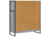Book Cabinet Grey Sonoma 80 x 30 x 121 cm Engineered Wood 886417