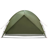 Camping Tent with Rainfly Water-resistant Dome Olive Green 42029004