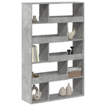Bookcase Concrete Grey 100x33x156.5 cm Engineered Wood 3309342