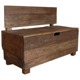 Bench Solid Mahogany Wood 86x40x60 cm 244510