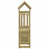 Playhouse with Climbing Wall Impregnated Wood Pine 3155965