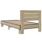 Bed Frame with Headboard Sonoma Oak 80 x 200 cm Engineered Wood 8009089