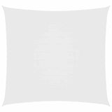 Sunshade Sail Oxford Fabric Square 6x6 m White 135252