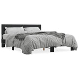 Bed Frame without Mattress Black 150x200 cm King Size 3280187