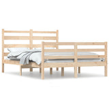 Bed Frame without Mattress Solid Wood Pine 120x200 cm 3103708